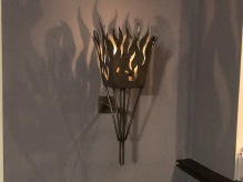 Die Fackel für das Wohnzimmer. Wohlfühlambiente.